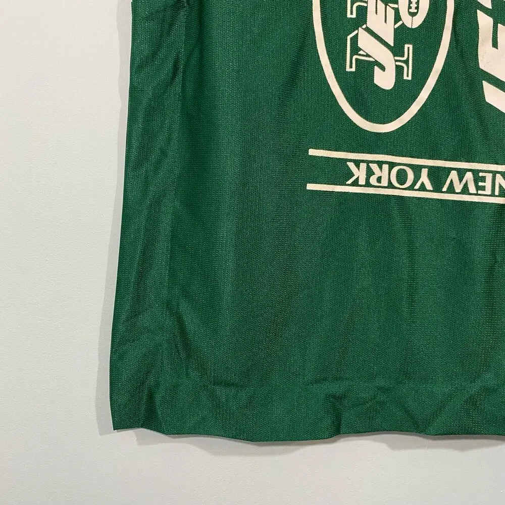 Vintage NFL New York Jets Green Jersey Knit Decorative Pillow Sham Cover